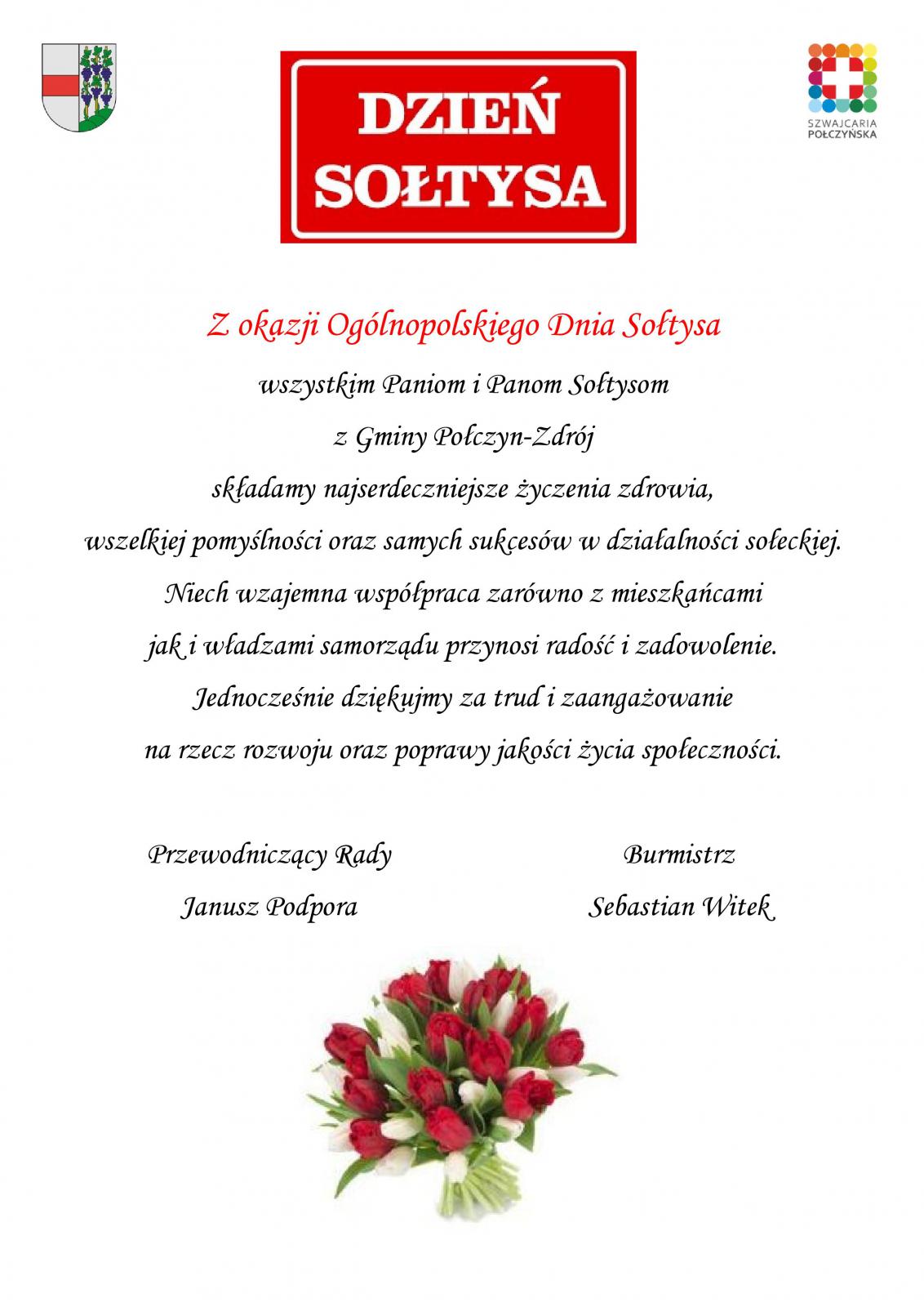 Życzenia z okazji Dnia Sołtysa