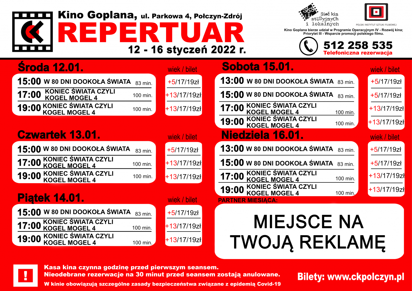 Repertuar Kina Goplana