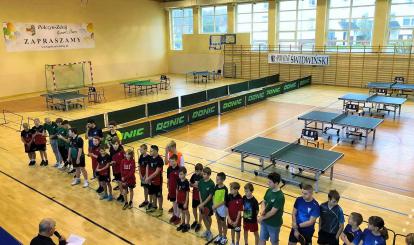 OTWARTE MISTRZOSTWA POWIATU ŚWIDWIŃSKIEGO W TENISIE STOŁOWYM