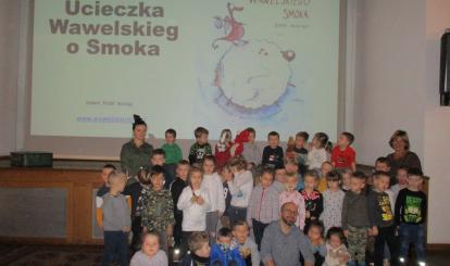 Spotkanie autorskie przedszkolaków na Zamku w Świdwinie
