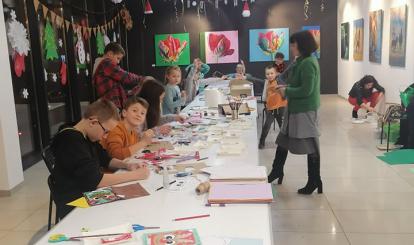 WARSZTATY PLASTYCZNE W GALERII CK