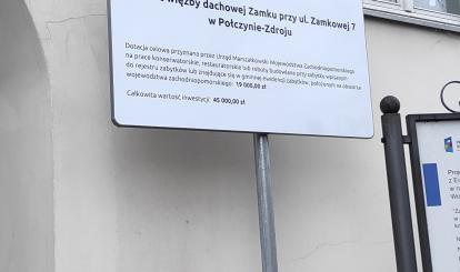 Zamek już z bezpieczną więźbą