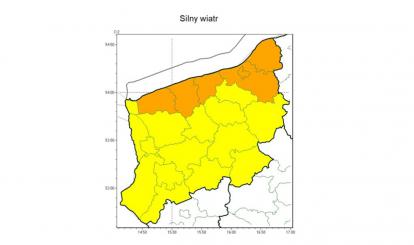 OSTRZEŻENIE METEOROLOGICZNE 22-24.01.2024 R.