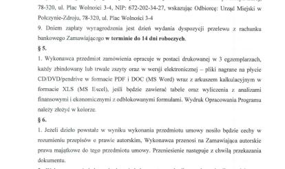 Burmistrz Połczyna-Zdroju zaprasza do składania ofert cenowych na realizację zadania ,,Opracowanie strategii wraz z diagnozą oraz programu polityki zdrowotnej dla mieszkańców Gminy Połczyn-Zdrój