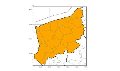 OSTRZEŻENIE METEOROLOGICZNE 22.05-26.05.2024 R.