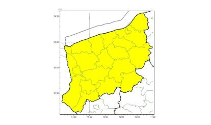 OSTRZEŻENIE METEOROLOGICZNE 22.05-26.05.2024 R.