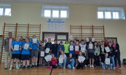 Mistrzostwa Powiatu Świdwińskiego w Drużynowym Czwórboju Lekkoatletycznym Igrzysk Dzieci dziewcząt i chłopców w ramach Wojewódzkiego Szkolnego Związku Sportowego w Szczecinie
