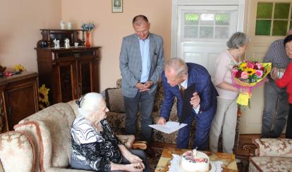 Jubileusz 100- lecia pani Michaliny Pawlikowskiej z Ogartowa