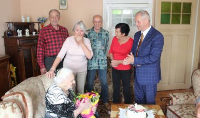 Jubileusz 100- lecia pani Michaliny Pawlikowskiej z Ogartowa