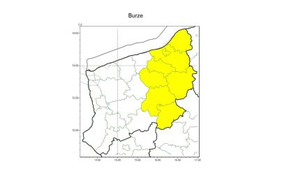 OSTRZEŻENIE METEOROLOGICZNE 13.06-16.06.2024 R.