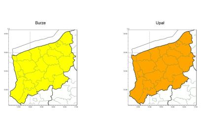 OSTRZEŻENIE METEOROLOGICZNE 27.06-01.07.2024 R.