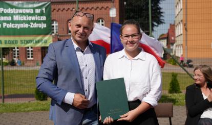 Zakończenie roku szkolnego w Szkole Podstawowej nr 1 im. Adama Mickiewicza w Połczynie-Zdroju