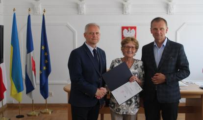 Wręczanie nominacji sołtysom przez Burmistrza Połczyna-Zdroju Józefa Nizioła