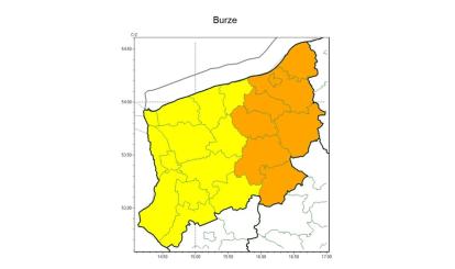 OSTRZEŻENIE METEOROLOGICZNE 16.07-17.07.2024 R.