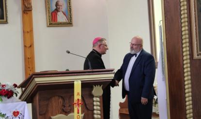 Poświęcenie i wybudzenie organów z kościoła filialnego pw. Najświętszego Serca Pana Jezusa w Łęgach