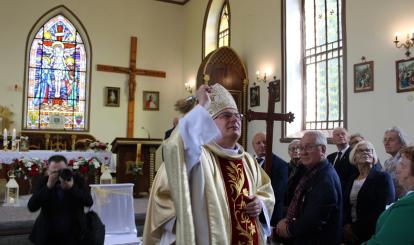 Poświęcenie i wybudzenie organów z kościoła filialnego pw. Najświętszego Serca Pana Jezusa w Łęgach