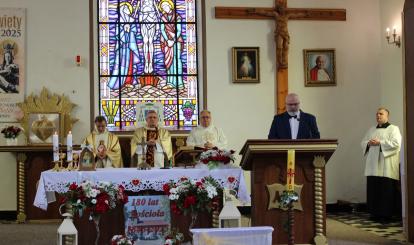 Poświęcenie i wybudzenie organów z kościoła filialnego pw. Najświętszego Serca Pana Jezusa w Łęgach