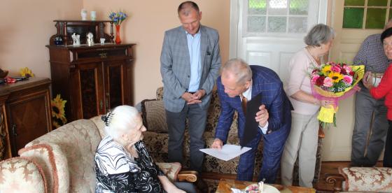 Jubileusz 100- lecia pani Michaliny Pawlikowskiej z Ogartowa