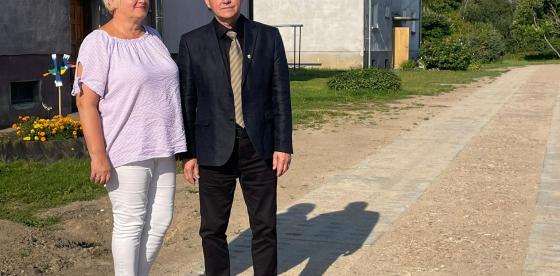 Odbiór robót drogowych w Bruśnie